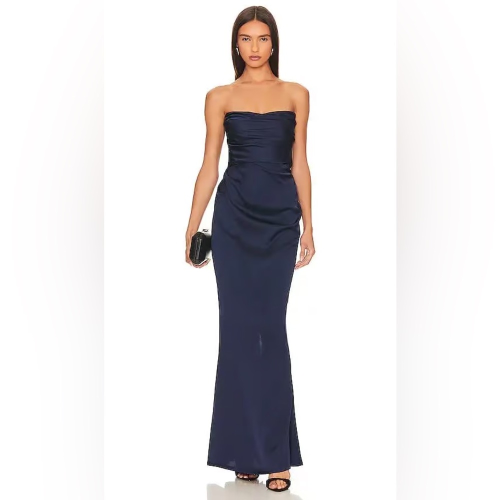 Emelie strapless gown